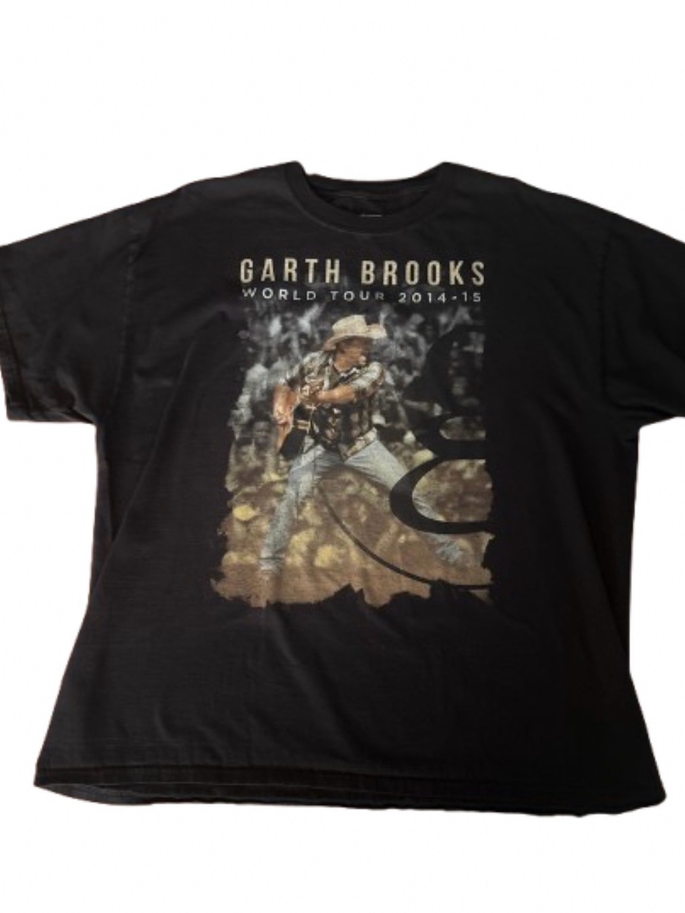 Garth Brooks World Tour 2014–15 Graphic Concert Tee Hanes Beefy-T XL